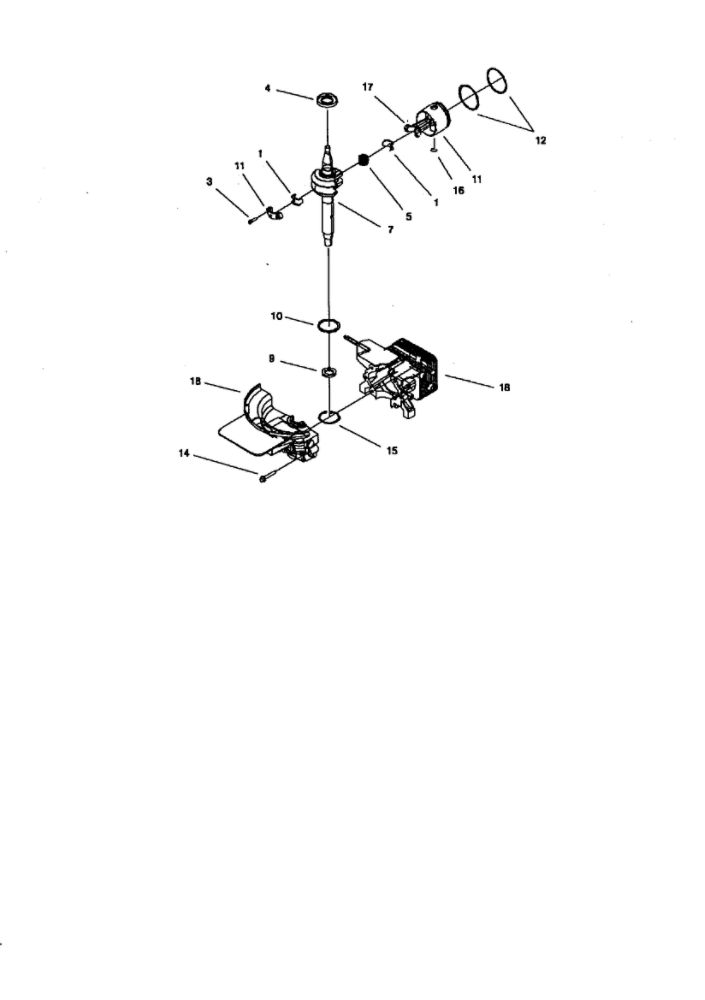 Short Block Assembly Diagram and Parts List for 10252 9900001 AND UP Lawn Boy Lawn Mower